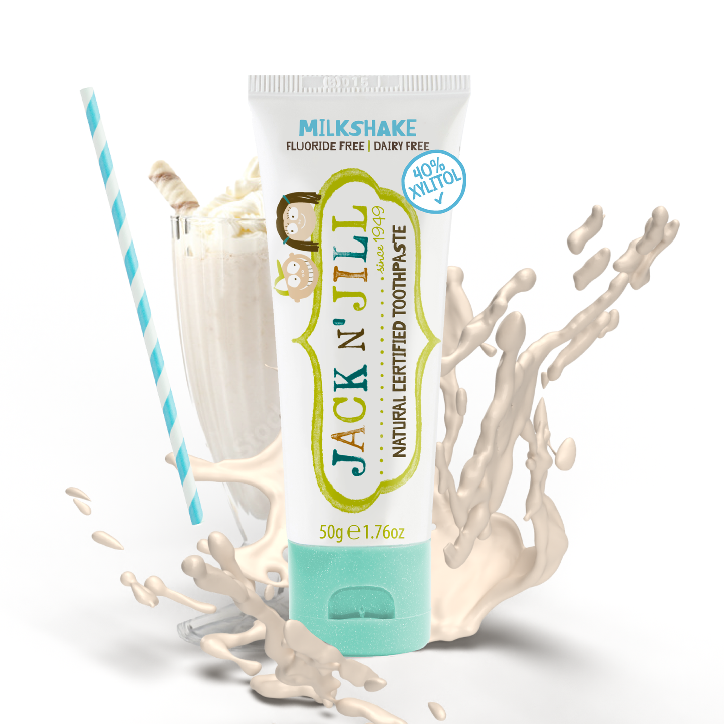 Jack N'Jill Doğal Diş Macunu Milkshake Aromalı 50g (Kasada Ekstra %15 İndirim)