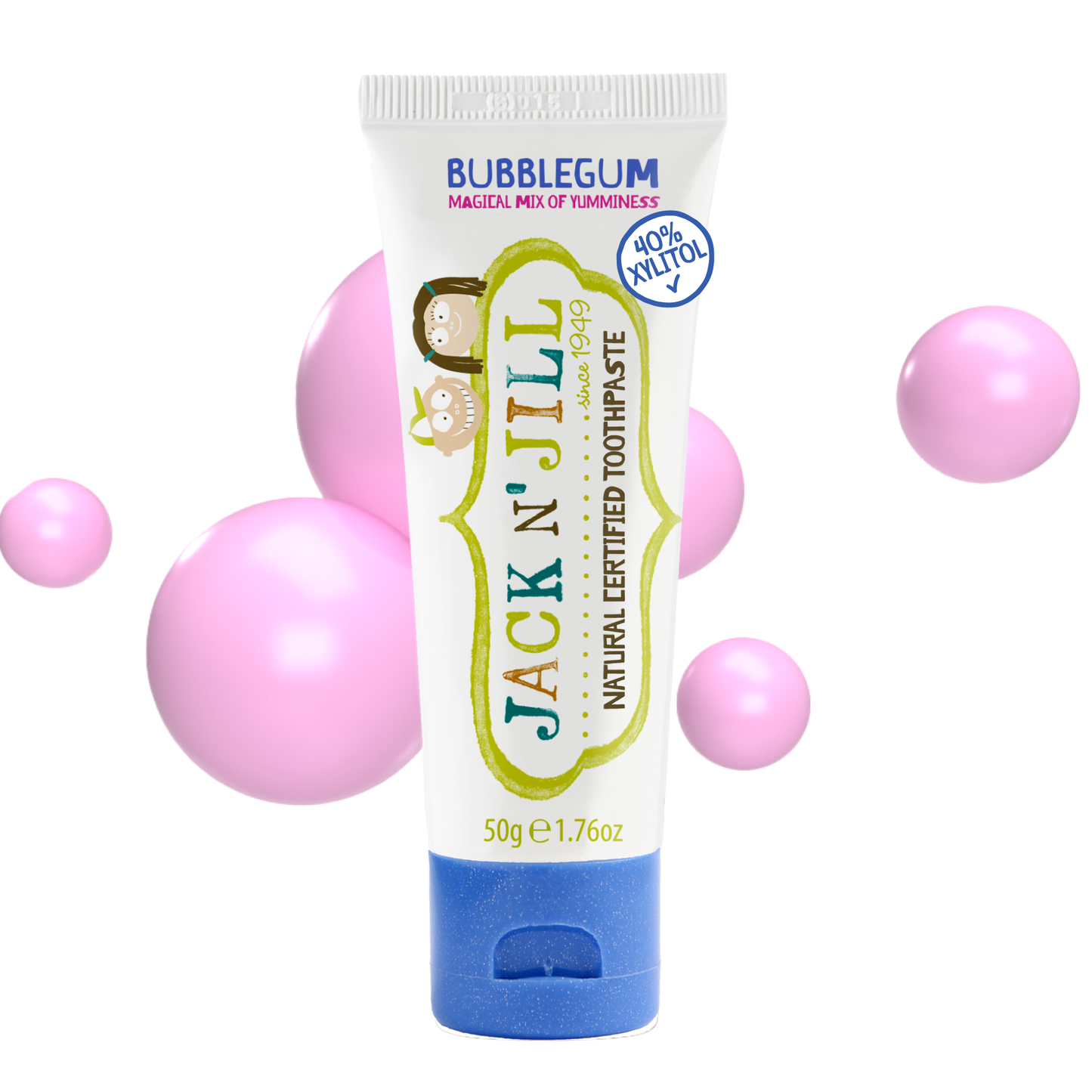 Jack N'Jill Doğal Diş Macunu Bubblegum Sakız Aromalı 50g (Kasada Ekstra %15 İndirim)