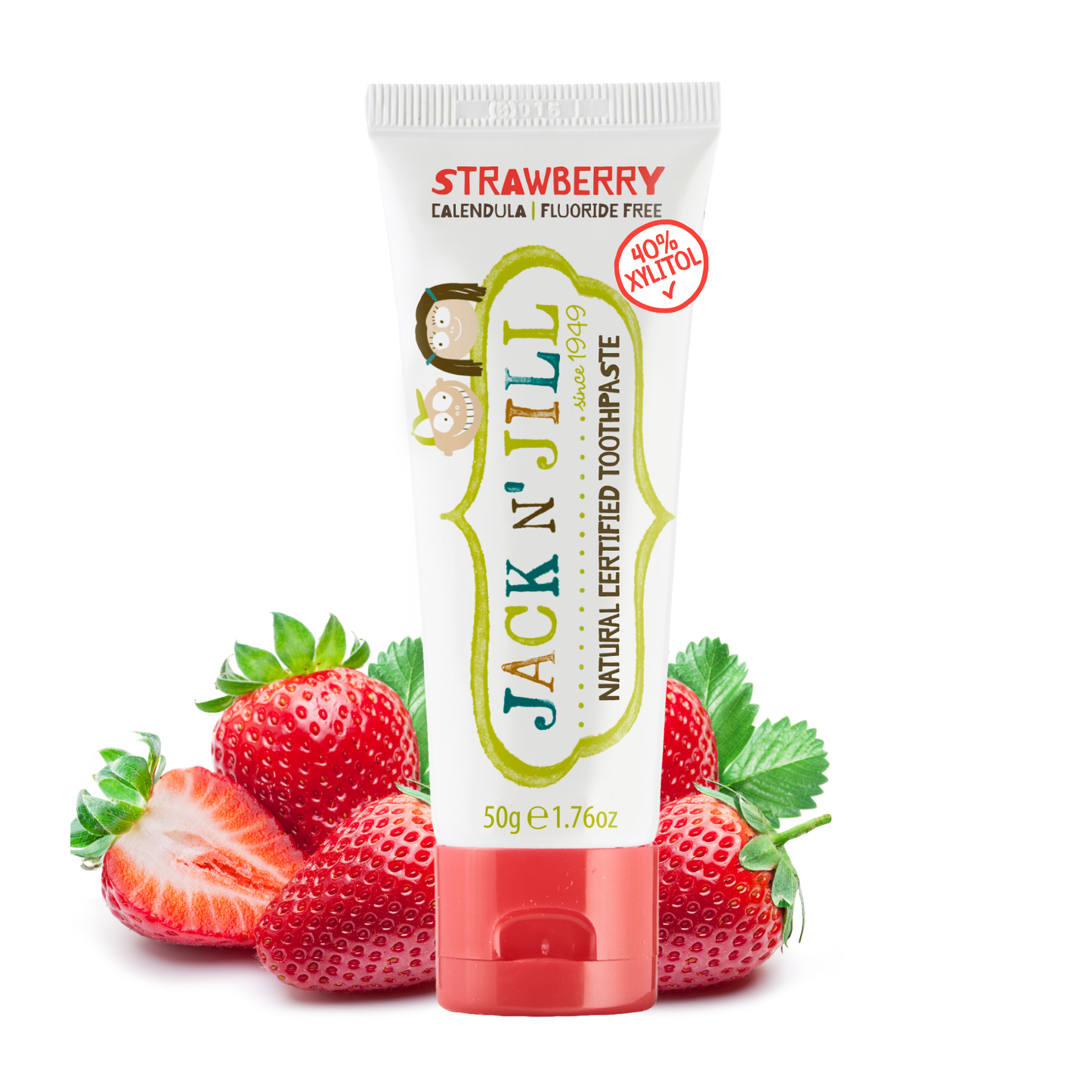 Jack N'Jill Doğal Diş Macunu Çilek 50g (Kasada Ekstra %15 İndirim)