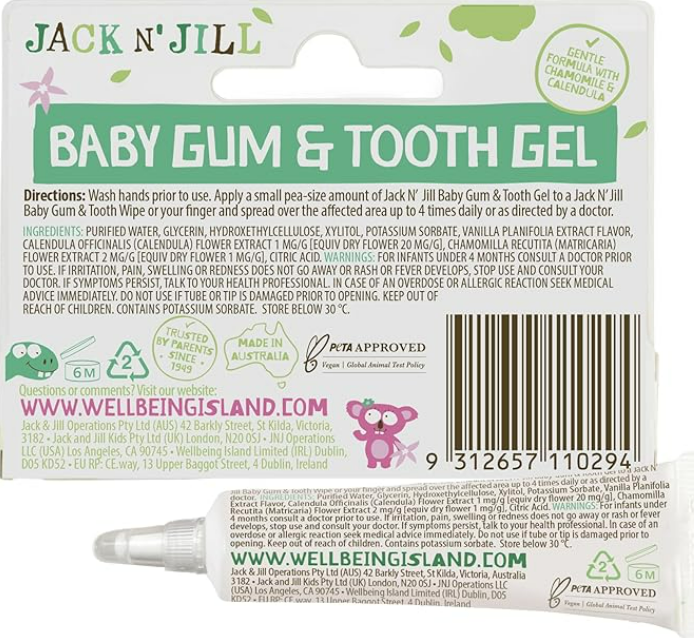 Jack N' Jill Doğal Diş Çıkarma Jeli 15g