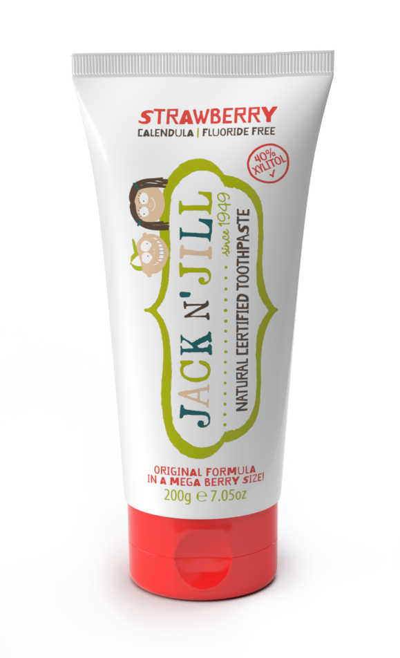 Jack N'Jill Doğal Sertifikalı Diş Macunu Mega Berry Çilek Aromalı 200 gr
