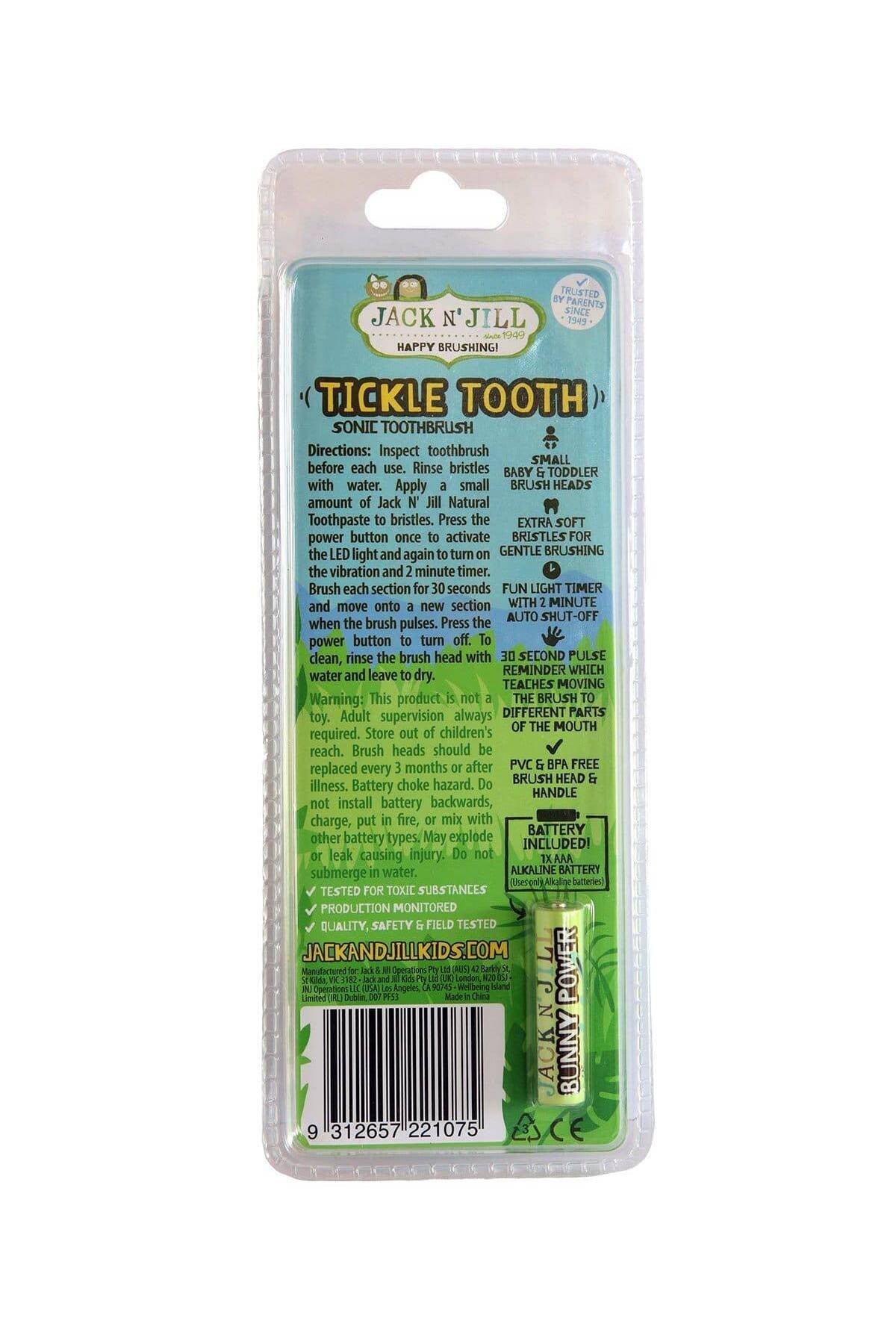 Jack N Jill Tickle Tooth Sonic Diş Fırçası (0-6 yaş)