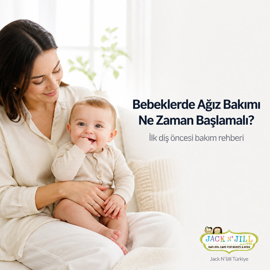 Bebeklerde ağız bakımı ne zaman başlamalı rehberi için anne ve bebek ağız bakımı görseli