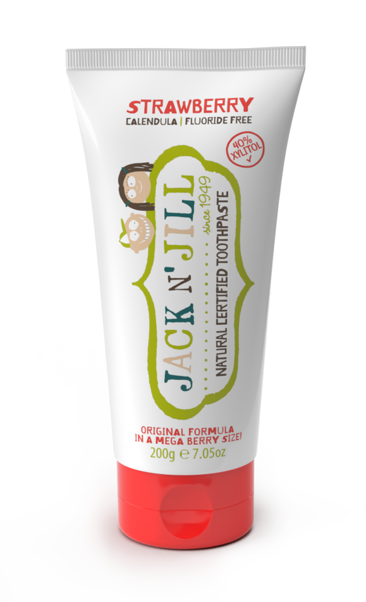 Jack N'Jill  Doğal Sertifikalı Diş Macunu Mega Berry Çilek Aromalı 200 gr