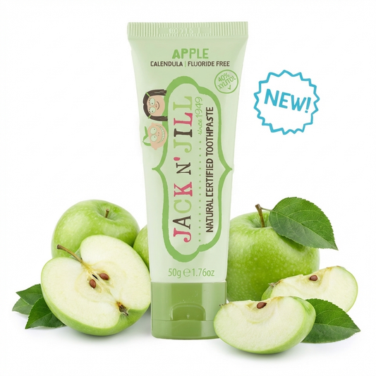 Jack N Jill Doğal Sertifikalı Elma Aromalı Diş Macunu 50g