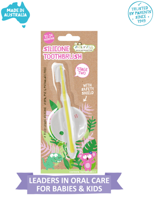 Jack N Jill Stage 2 Silicone Diş Fırçası (Korumalı 12-24 Ay)