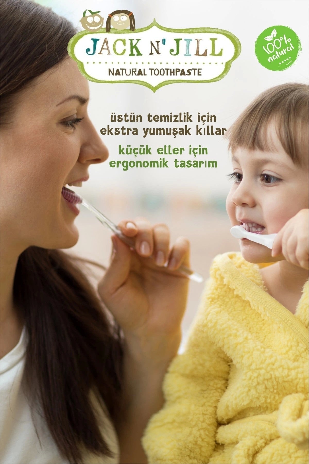 Jack N'Jill Çocuklar İçin Maymun Diş Fırçası