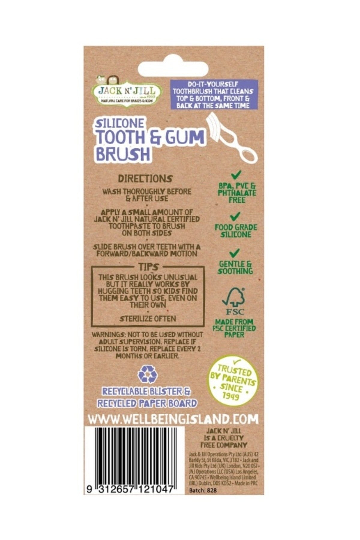 Silikon Diş ve Diş Eti Fırçası - Aşama 3 - Silicone Tooth & Gum Brush Stage 3