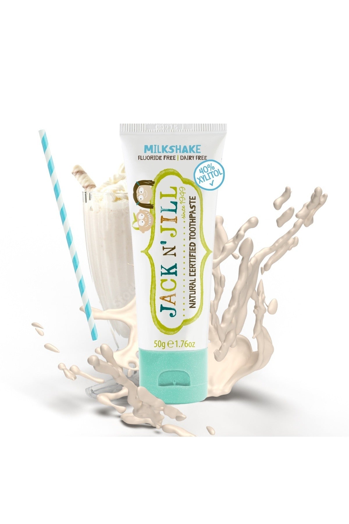 Jack N'Jill Doğal Diş Macunu Milkshake Aromalı 50g