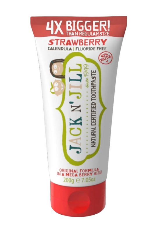 Jack N'Jill Doğal Sertifikalı Diş Macunu Mega Berry Çilek Aromalı 200 gr