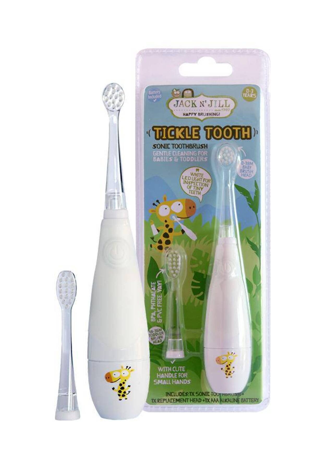 Jack N Jill Tickle Tooth Sonic Diş Fırçası (0-6 yaş)