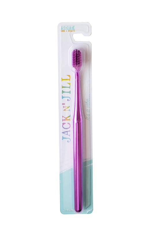 Jack N Jill Krom Diş Fırçası Purple - Yumuşak Tekli Paket